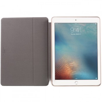 Dirbtinos odos atverčiamas dėklas auksinis X-level (IPAD PRO 9.7)
